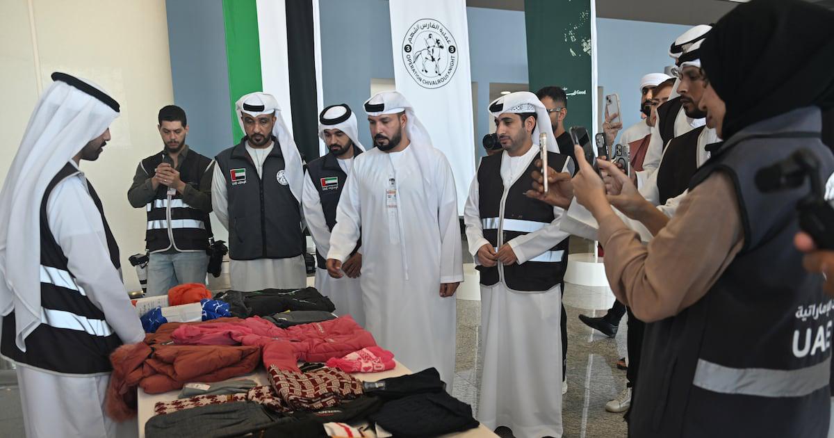 الإمارات تطلق حملة شتوية لتوفير الملابس لمليون شخص في غزة